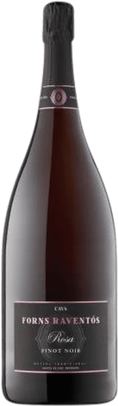 44,95 € | Rosé Sparkling Wine Forns Raventós La Rosa Brut Nature Reserve — Aged D.O. Cava Catalonia Spain Pinot Noir Magnum Bottle 1,5 L
