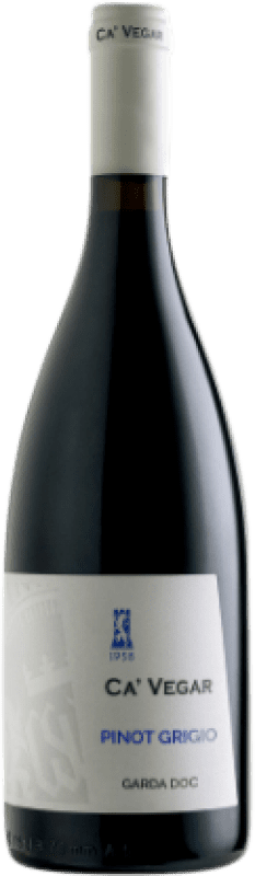 Envoi gratuit | Vin Blanc Castelnuove del Garda Ca'Vegar Italie Pinot Gris 75 cl