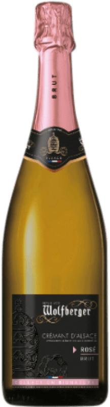 16,95 € | 桃红起泡酒 Wolfberger Brut — 起泡酒 干型 Rosé — 桃红葡萄酒 A.O.C. Crémant d'Alsace 阿尔萨斯 法国 Pinot Noir — 黑皮诺 75 cl