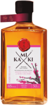 46,95 € | Whisky Blended Helios Okinawa Kamiki Sakura Wood Cask Finish — Affinato in Botte Giappone Bottiglia Medium 50 cl Malt — Malto
