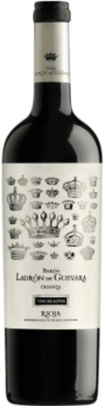 Free Shipping | Red Wine Celler Vallvé & Guevara Ladrón Vino de Autor — Signature Wine Crianza — Aged D.O.Ca. Rioja The Rioja Spain Tempranillo, Graciano 75 cl