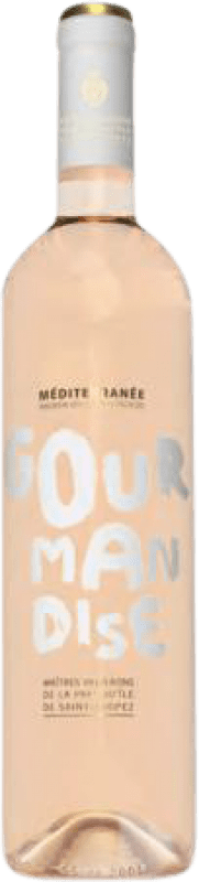 Envio grátis | Vinho Rosé Gourmandise França Merlot, Syrah, Garnacha — Grenache, Cariñena — Carignan 75 cl