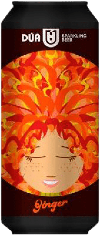 6,95 € | Cerveza Dua Lisa España Lata Medium 50 cl Ginger — Jengibre