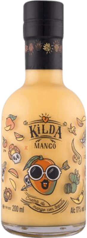 9,95 € Kostenloser Versand | Sahnelikör Kilda Kleine Flasche 20 cl Mango, Tequila