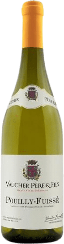免费送货 | 白葡萄酒 Vaucher Père & Fils A.O.C. Pouilly-Fuissé 勃艮第 法国 Chardonnay — 莎当妮 75 cl