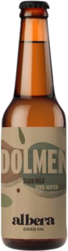 免费送货 | 啤酒 L'Albera Dolmen Artesanal — 手工艺的 西班牙 三分之一升瓶 33 cl