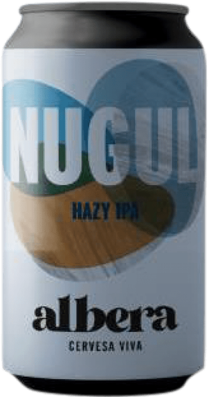送料無料 | ビール L'Albera Nugul Artesanal — 手作り スペイン 缶 33 cl