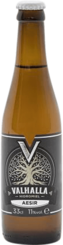 5,95 € Envio grátis | Licor de Ervas Valhalla Aesir Garrafinha Terço 33 cl Hidromiel — Hidromel