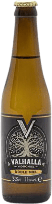 Free Shipping | Herbal Liqueur Valhalla Doble Spain Third-Liter Bottle 33 cl Hidromiel — Mead
