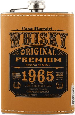 17,95 € Envio grátis | Whisky Blended Casa Maestri 1965 Edição Limitada Garrafinha Pequena 20 cl
