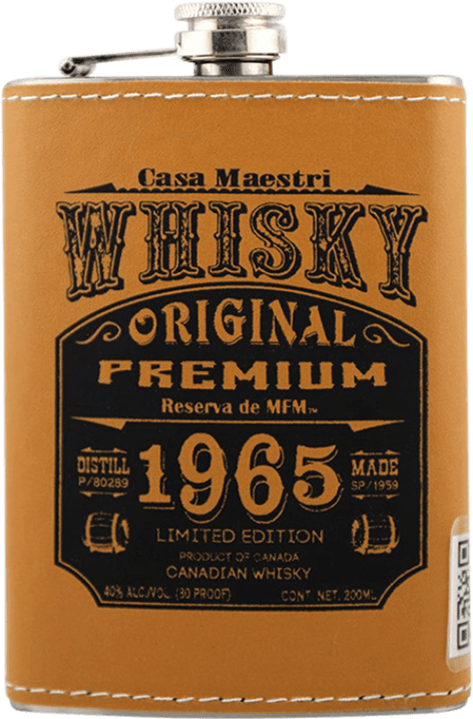 Envoi gratuit | Whisky Blend Casa Maestri 1965 Édition Limitée Mexique Petite Flasque 20 cl