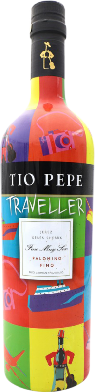 32,95 € 送料無料 | 赤ワイン González Byass Tio Pepe Traveller 限定版 D.O. Jerez-Xérès-Sherry