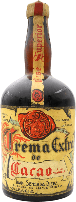 Spedizione Gratuita | Crema di Liquore Juan Sensada Riera Extra Comunità Valenciana Spagna 70 cl Cacao, Vainilla — Vaniglia
