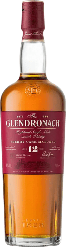 75,95 € Envoi gratuit | Whisky Single Malt Glendronach Sherry Cask Finish — Finition en Fût 12 Ans