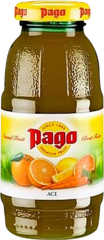 61,95 € Envoi gratuit | Boîte de 12 unités Jus Zumos Pago Petite Bouteille 20 cl ACE Multifrutas — ACE Multifruits