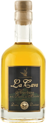5,95 € Envío gratis | Licores Sinc Herbero La Cava Botellín Miniatura 10 cl