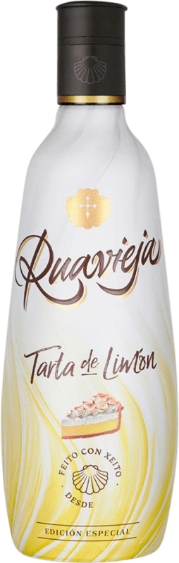 Envio grátis | Creme de Licor Ruavieja Tarta Espanha 70 cl Limón — Limão