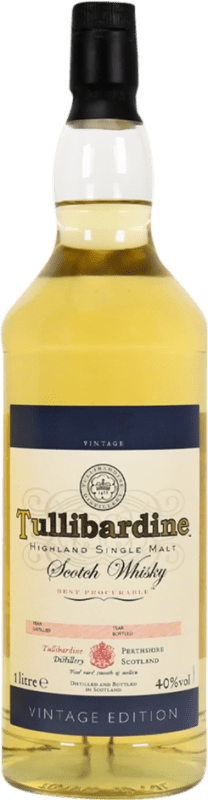 Бесплатная доставка | Односолодовый виски Tullibardine 1994 Vintage, Ограниченный выпуск Объединенное Королевство 70 cl