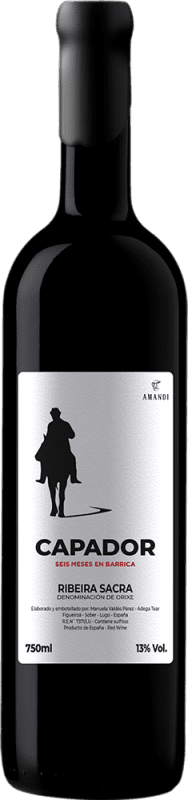 Envio grátis | Vinho Tinto Adega Tear Capador Seco D.O. Ribeira Sacra Galiza Espanha Tempranillo, Garnacha — Grenache, Mencía 75 cl