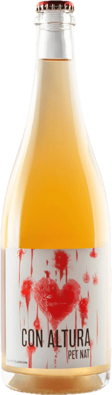 19,95 € | Vino Bianco Alto Landón Con Altura Seco — Secco Pét-Nat Pétillant Naturel — Frizzante Naturale D.O. Manchuela Castilla-La Mancha Spagna Moscatel — Moscato Bio — Ecologico 75 cl Vegano