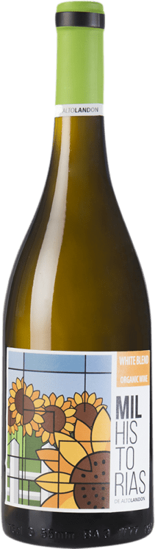 17,95 € Free Shipping | White Wine Alto Landón Mil Historias Seco — Dry D.O. Manchuela Bio — Organic Vegan