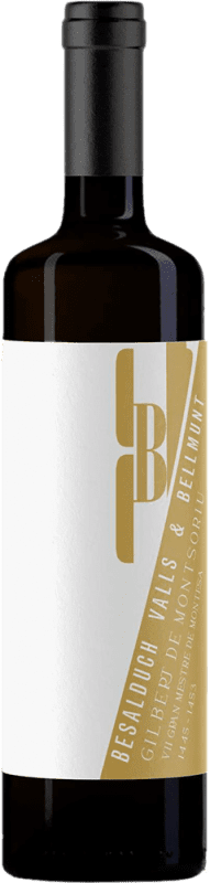 19,95 € Бесплатная доставка | Белое вино Besalduch Valls Bellmunt Gilbert de Montsoriu Seco — Сухое I.G.P. Vin de la Terra de Castelló Vegan — Веганский