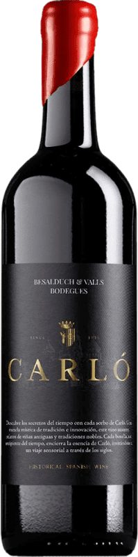 62,95 € Envio grátis | Vinho Tinto Besalduch Valls Bellmunt Carló Seco I.G.P. Vin de la Terra de Castelló Vegano
