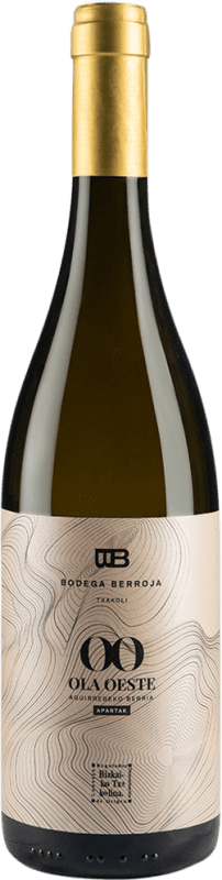 31,95 € | オレンジワイン Berroja Ola Oeste Seco — 辛口 D.O. Bizkaiko Txakolina バスク国 スペイン Hondarribi Zuri 75 cl