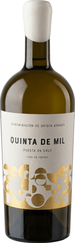 Free Shipping | White Wine Quinta de Mil Seco — Dry D.O. Arribes Castilla y León Spain Puesta en Cruz 75 cl