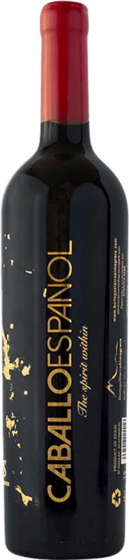 Envio grátis | Vinho Tinto Sierra Almagrera Caballo Español Seco Oro — Edição Ouro I.G.P. Vino de la Tierra del Desierto de Almería Andaluzia Espanha Tempranillo, Syrah 75 cl