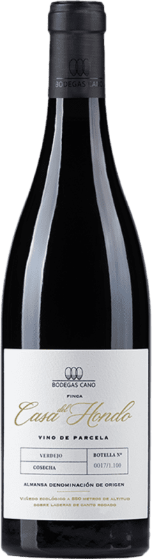 Envio grátis | Vinho Branco Cano Casa del Hondo Seco Vino de Finca — Vinho de Quinta D.O. Almansa Castela-Mancha Espanha Verdejo Bio — Ecológico 75 cl