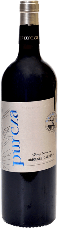 16,95 € Kostenloser Versand | Rotwein Cardeña Pureza Seco — Trocken Jung D.O. Vinos de Madrid Vegan