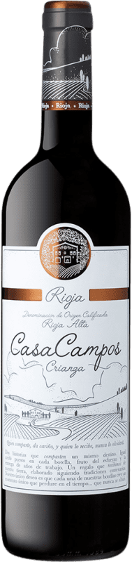 Free Shipping | Red Wine Cialu Casacampos Seco — Dry Crianza — Aged D.O.Ca. Rioja The Rioja Spain Tempranillo 75 cl