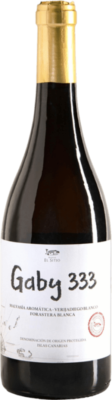Free Shipping | White Wine El Sitio Gaby 333 Seco — Dry D.O. Islas Canarias Canary Islands Spain Malvasia, Vijariego, Forastera 75 cl