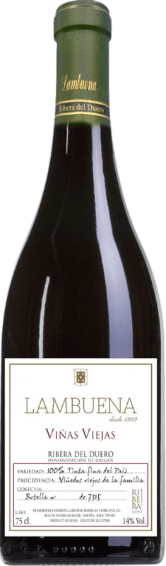 86,95 € 送料無料 | 赤ワイン Lambuena Seco — 辛口 VV Viñas Viejas — 古木 D.O. Ribera del Duero