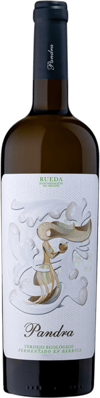 Free Shipping | White Wine Pandora Pandra Seco — Dry Barrel Fermented D.O. Rueda Castilla y León Spain Verdejo Organic — Eco 75 cl