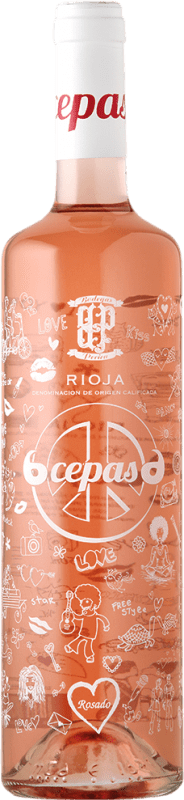 16,95 € Envío gratis | Vino Rosado Perica 6Cepas6 Seco D.O.Ca. Rioja