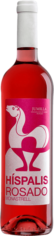 Free Shipping | Rosé Wine Salzillo Híspalis Seco — Dry Rosé D.O. Jumilla Region of Murcia Spain Monastrell 75 cl Vegan