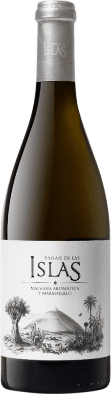 38,95 € | White Wine Tajinaste Paisaje de las Islas Malvasía Marmajuelo Seco — Dry D.O. Islas Canarias Canary Islands Spain Malvasia, Marmajuelo 75 cl