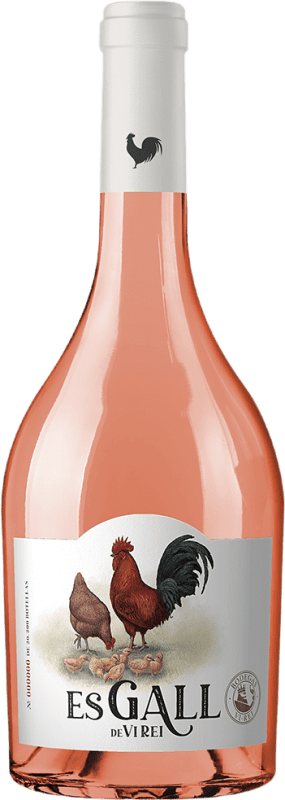 24,95 € Envío gratis | Vino Rosado Vi Rei Es Gall Seco I.G.P. Vi de la Terra de Mallorca Vegano