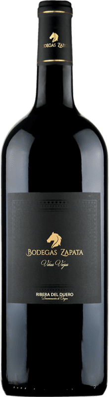 Envío gratis | Vino Tinto Zapata Seco VV Viñas Viejas D.O. Ribera del Duero Castilla y León España Tempranillo Botella Magnum 1,5 L Vegano