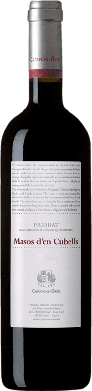 38,95 € | Красное вино Capafons-Ossó Masos d'en Cubells Seco — Сухое D.O.Ca. Priorat Каталония Испания Merlot — Мерло, Syrah — Сира, Garnacha — Гренаш, Cabernet Sauvignon — Каберне Совиньон 75 cl