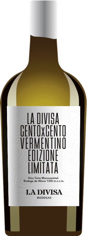 89,95 € Envio grátis | Vinho Branco La Divisa Seco Edição Limitada Bio — Ecológico Vegano