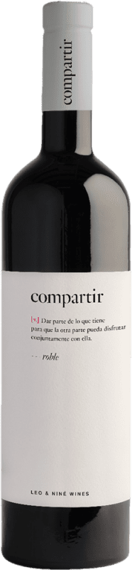 15,95 € | Красное вино Leo & Niné Compartir Seco — Сухое Дуб D.O. Somontano Арагон Испания Tempranillo — Темпранильо, Merlot — Мерло, Syrah — Сира, Cabernet Sauvignon — Каберне Совиньон 75 cl