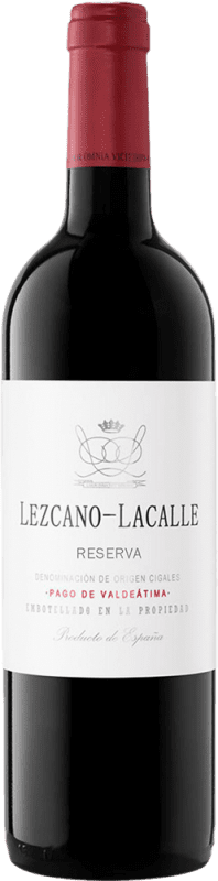 Envío gratis | Vino Tinto Lezcano Lacalle Reserva D.O. Cigales Castilla y León España Tempranillo, Merlot 75 cl