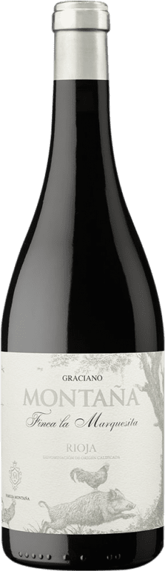 37,95 € | Vino Rosso Marqués de Tomares Montaña La Marquesita Seco — Secco Vino de Finca — Vino di Tenuta D.O.Ca. Rioja La Rioja Spagna Graciano 75 cl