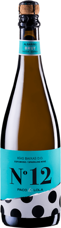 Envoi gratuit | Vin Mousseux Blanc Paco & Lola Nº 12 Seco — Sec D.O. Rías Baixas Galice Espagne Albariño — Albarinho 75 cl