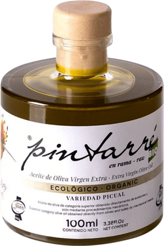 184,95 € | Caixa de 18 unidades Azeite de Oliva Pintarré Cosecha Temprana — Colheita Precoce, Sin Filtrar — Não Filtrado, AOVE Virgem Extra D.O. Sierra Mágina Jaén Espanha Picual Bio — Ecológico Garrafinha Miniatura 10 cl Vidro