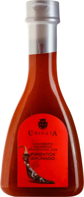 4,95 € | Olio d'Oliva La Chinata Balsamico, Crema Cáceres Spagna Bottiglietta 15 cl Vetro Ahumado — Affumicato, Pimentón — Paprica, Aromatizado — Aromatizzato