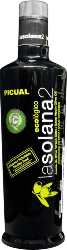 24,95 € | Оливковое масло David y Adrián Lasolana2 ЭВО Экстра Вирджин Almería Испания Picual — Пикуаль Eco — Эко Био Органический Средняя бутылка 50 cl Стекло
